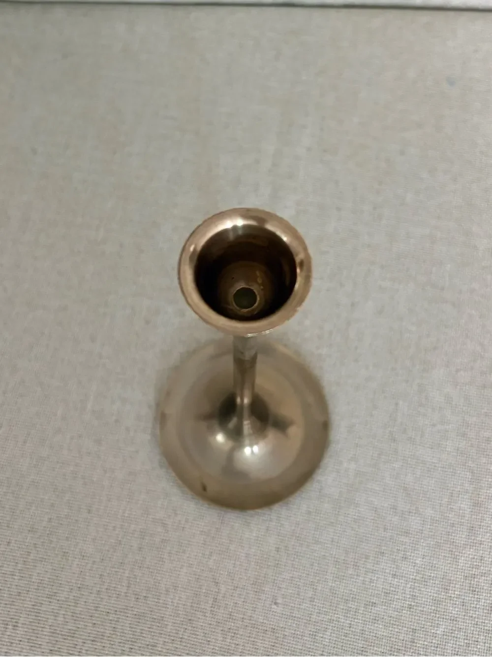 Vintage Brass Candlestick Holder Single Taper Candle Mid Century Decor